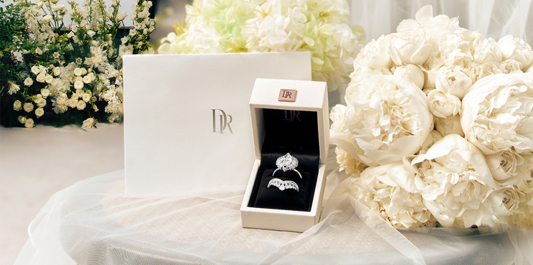 Lab-grown Cushion Pavé Engagement Ring