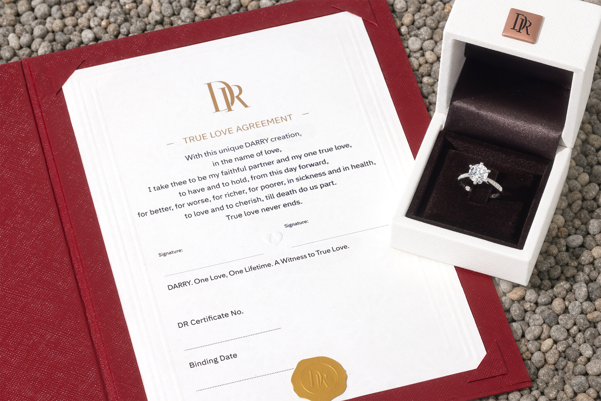 Sign Darry Ring True Love Agreement