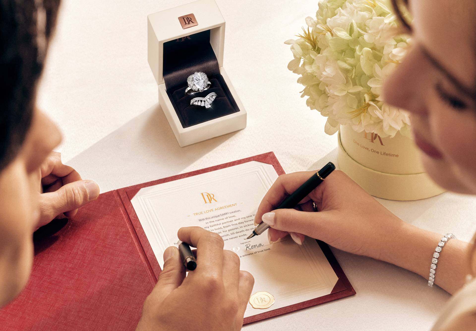 Sign Darry Ring True Love Agreement
