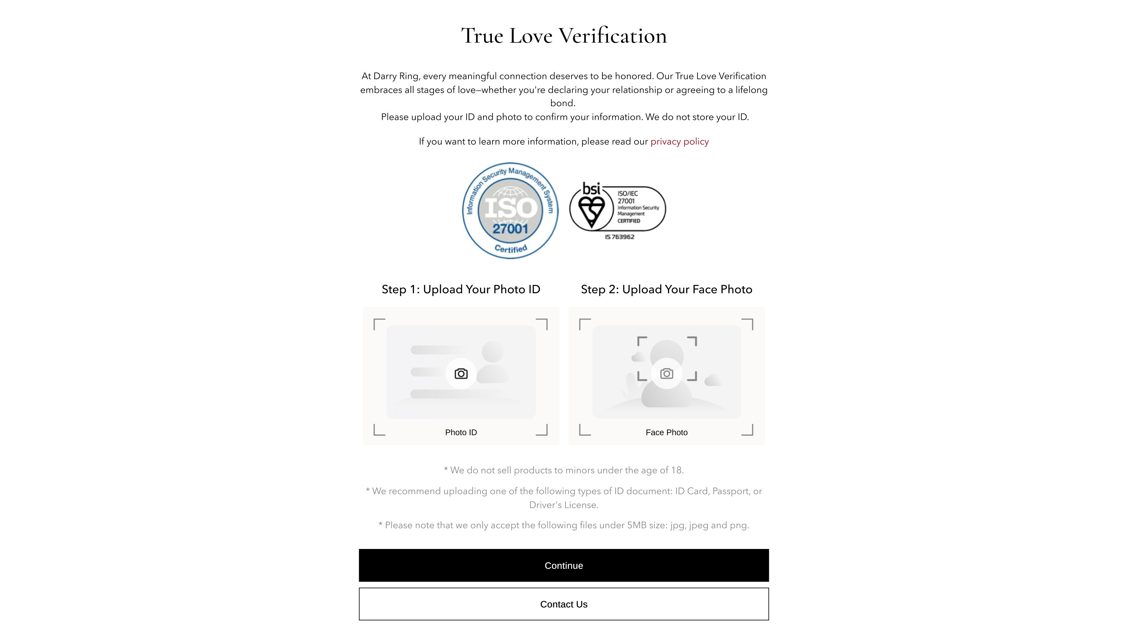 darry ring id verification system